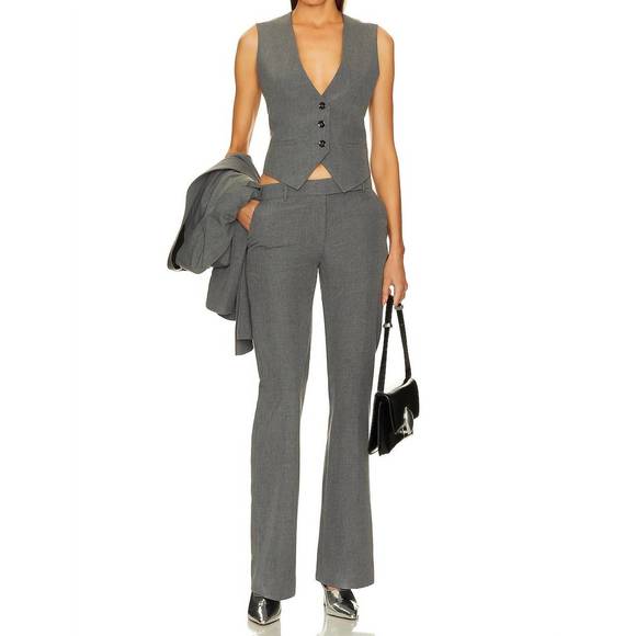 NEW RONNY KOBO 90's trouser pants in grey - Picture 4 of 4